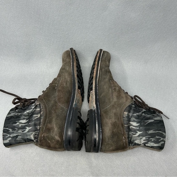 Magnanni Mens 15207 Brown Chocolate Suede Spanish Lace Up Boots Size 10M - Picture 9 of 13